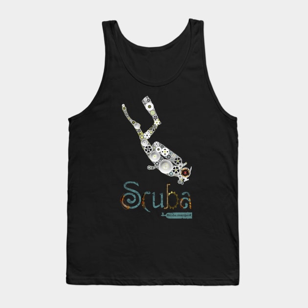 SCUBA Diving - Original SteamPunk Design Tank Top by norules